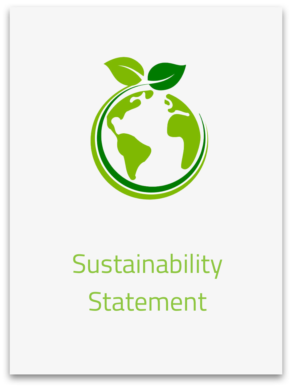 Sustainability Statement