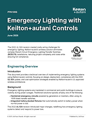 Emergency Lighting with Keilton+Autani Controls Whitepaper